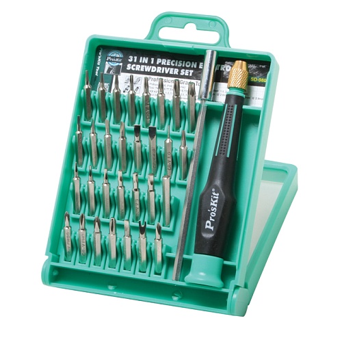 Отвертка с насадками ProsKit SD-9802 (32 предмета)