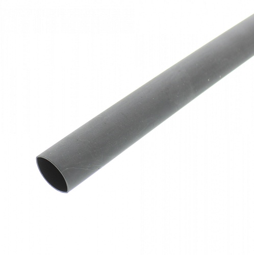 Трубка термоусадочная 18/6мм (3:1) черная, клеевая (1 метр)
