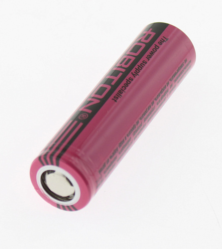 Аккумулятор Robiton 18650 LGC3500 (Li-ion, 3.7V, 3500mAh) max ток разряда 10A, без контроллера, плоский контакт