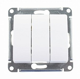 Выключатель 3-кл. с/у Schneider Electric Glossa 250V 10А белый