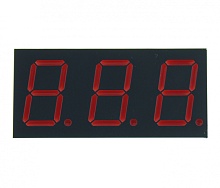 Светодиодный индикатор LED R 3DIG AN GNT-8031BUE-12