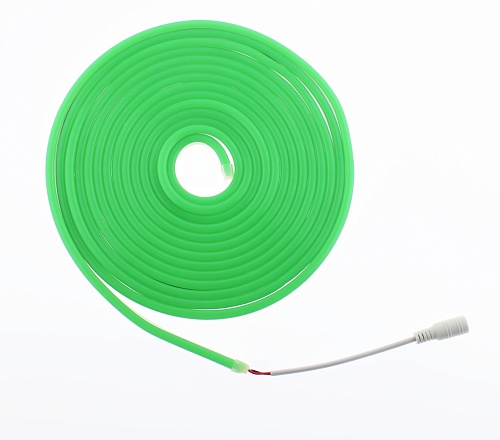 Лента светодиодная Neon mini 0612 8W/m, 12v, SMD2835, 120LED/m, Silicon+PVC, зеленый (5м)