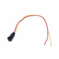  Светодиод в корпусе WL-04 12v 8мм LED красный