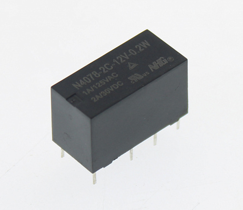 JRC-19F-2C-12VDC-0.2  12VDC, 2A, 2C, Реле электромагнитное JRC-19F-2C-12VDC-0.2  12VDC, 2A, 2C