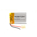 Аккумулятор Robiton LP552535 (Li-pol, 3.7V, 430mAh, 5,5х25x35mm) 