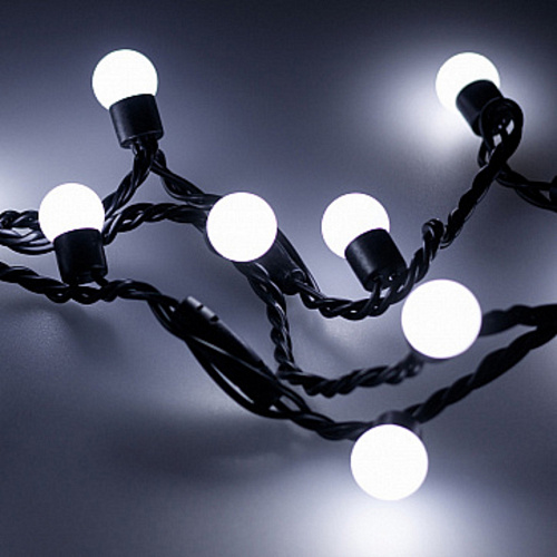 Светодиодная гирлянда "шарики" Arlight ARD-BALL-CLASSIC-D17.5-10000-BLACK-100LED WHITE (230V, 7W, IP65) Светодиодная гирлянда "шарики" Arlight ARD-BALL-CLASSIC-D17.5-10000-BLACK-100LED WHITE (230V, 7W, IP65)