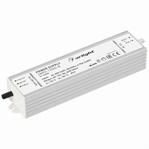 Блок питания Arlight ARPV-12060-B (12V, 5A, 60W, IP67)