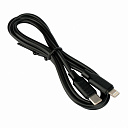 Кабель USB2.0 Гарнизон GCC-USB2-AP2CM-1M, Lightning/Type-C, 2.1А, 20Вт, PD, медь, 1м, черный, пакет