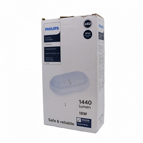 Светильник овальный 18W 4000K 1440lm IP54 Philips WT045C Повреждение упаковки