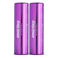 Аккумулятор Smartbuy LI18650-2000mAh SBBR-18650-2S2000HP, плоский контакт