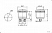 Переключатель кнопочный антивандальный PBS-28B D-22 off-(on) металл