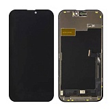 Дисплей для iPhone 15 Pro Max (A3106) в сборе с тачскрином Черный - (Soft OLED, Full HD, 120 Гц) (пл