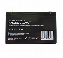 Аккумулятор свинцово-кислотный Robiton VRLA6-7.0 (6V, 7Ah)