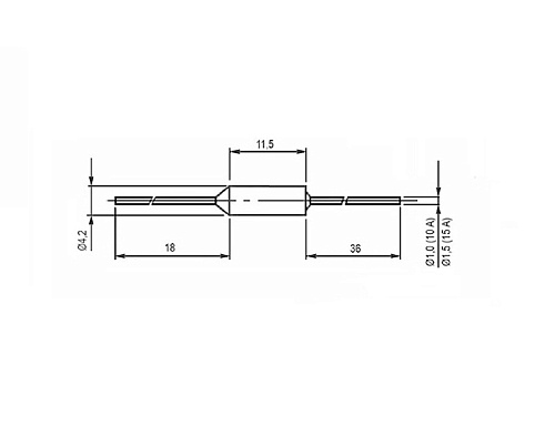 Термопредохранитель TZ D-084 15A