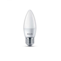 Лампа "свеча" Philips Essential LED 6.5W E27 840 B35 FR (аналог 75Вт, 620Лм, 4К)