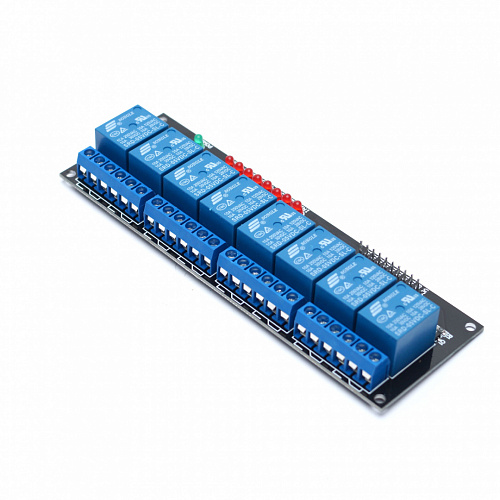 Модуль реле 8 каналов (5В, 10А) для Arduino