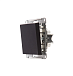 Переключатель проходной AtlasDesign c/у 1-кл IP20 10А механизм ATN001061 КАРБОН