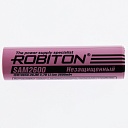 Аккумулятор Robiton 18650 SAM2600 (Li-ion, 3.7V, 2600mAh) без контроллера, плоский контакт