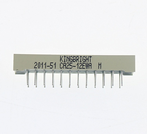 Светодиодный индикатор LED R 4DIG AN CA25-12EWA