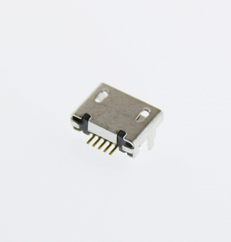 microUSB гнездо на плату универсальный 10, Разъём