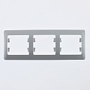 Рамка 3 поста Schneider Electric Glossa горизонтальная белый