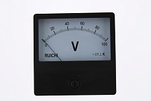 Вольтметр 100V 50Гц (80х80мм)