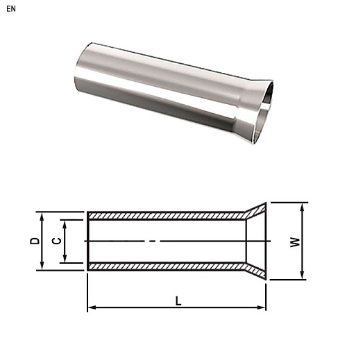 Наконечник TC-0.75-8