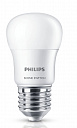 Лампа "шар" Philips Essential LED 6.5W E27 827 P45 (аналог 75Вт, 620Лм, 2,7К)