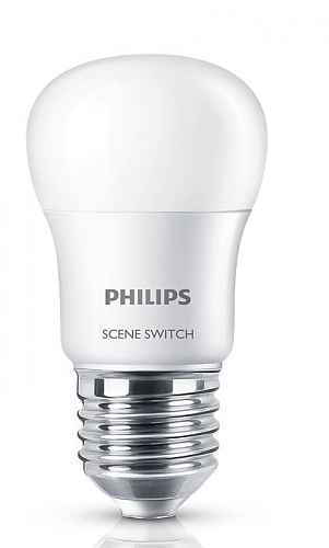 Лампа "шар" Philips Essential LED 6.5W E27 827 P45 (аналог 75Вт, 620Лм, 2,7К)