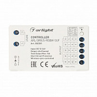Контроллер ARL-SIRIUS-RGBW-SUF (DIM/MIX/RGB/RGBW, 12-24V, 4x4A, 192-384W, 2.4G)