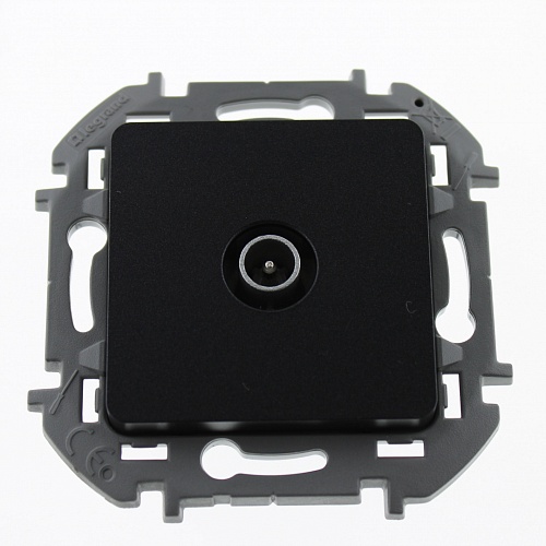 Розетка Legrand Inspiria с/у TV оконечная антрацит