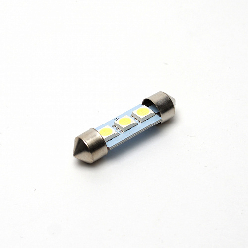 Светодиодная лампа C5W (T11x36) 12V 5050 3 SMD LED White