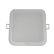 Светильник квадратный Philips DN027B G2 10W 220-240V L125 RU (10Вт, 900Лм, 6.5К) Без упак, потертости на корпусе