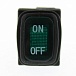 Переключатель клавишный SB008-12V IP65 on-off зеленый
