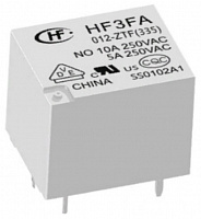 HF3FA/012-ZTF  12VDC, 10A, 1C, Реле электромагнитное HF3FA/012-ZTF  12VDC, 10A, 1C