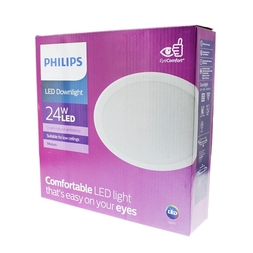 Светильник Philips 59471 MESON 200 24W WH recessed LED (24Вт, 1820Лм, 6,5К)