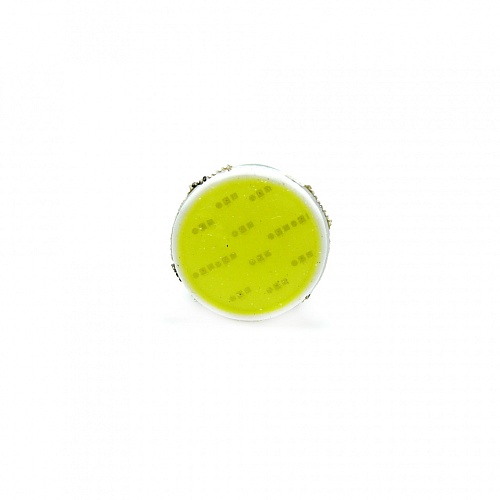 Светодиодная лампа R5W (BA15S) 12V 1 COB LED White 