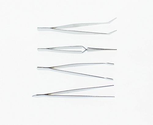 Пинцеты КУРС (набор 4шт)