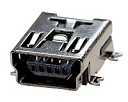 miniUSB 5BF гнездо на плату, Разъём
