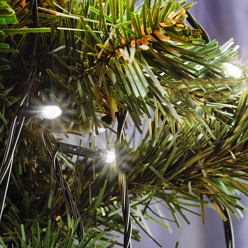 Гирлянда 230V 600 LED 60м, 5000K, IP44, шнур 3м, CL08 линейная