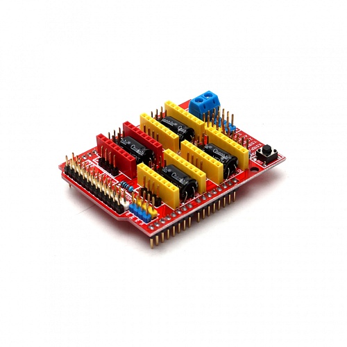 Шилд, плата расширения Uno Shield v3.0 для управления станком с ЧПУ (под A4988,DRV8825) для Arduino