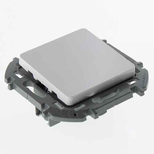 Переключатель Legrand Inspiria с/у 1-кл "проходной" 250V 10A белый