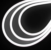 Лента светодиодная Neon mini PRO 8W/m WW (12v, smd2835, 120led/m, 0612, Silicon+PVC, 50m) белый теплый