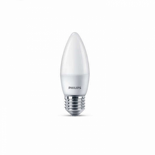 Лампа "свеча" Philips Essential LED 6.5W E27 827 B35 (аналог 75Вт, 620Лм, 2,7К)