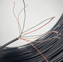 Внутренний провод для ремонта наушников Marshall major 2, major 3 (10 жил, 1 метр)