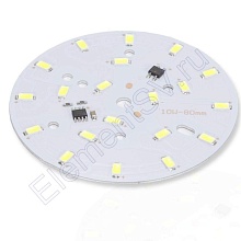 Светодиодная матрица "прямого включения" IC 10W 6000К smd5730 (220V, 850lm, 20LED, d80mm)