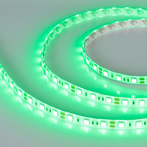 Лента светодиодная Arlight RTW 2-5000SE 12V Green 2x (14.4 Вт/м, SMD5060, 60led/m, IP65, LUX)