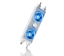 Светодиодный модуль ELF SOL+, 2SMD диод 2835 (12V, 1W, IP67, 170 град) синий