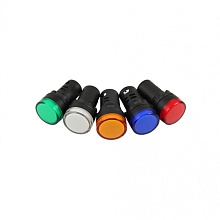 Индикатор ARG2-28FP-W-R24 (AR-AD16-30DS) красный 24в