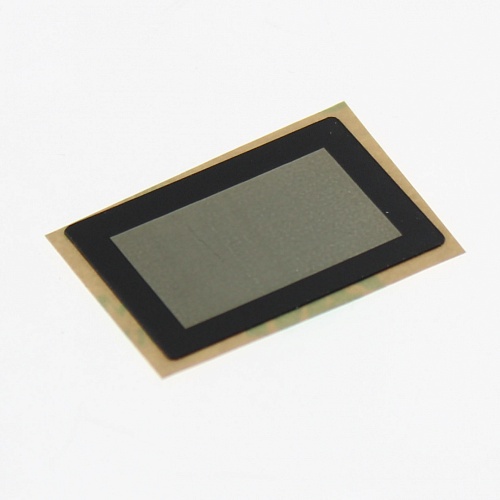 FFS28x19B-21.7x13M (Лицевая панель плёночная чёрная, тонированное окно 21.7х13 мм)  